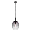 Nordlux - Lustr na lanku UMA 1xE27/40W/230V pr. 18 cm černá/kouřová