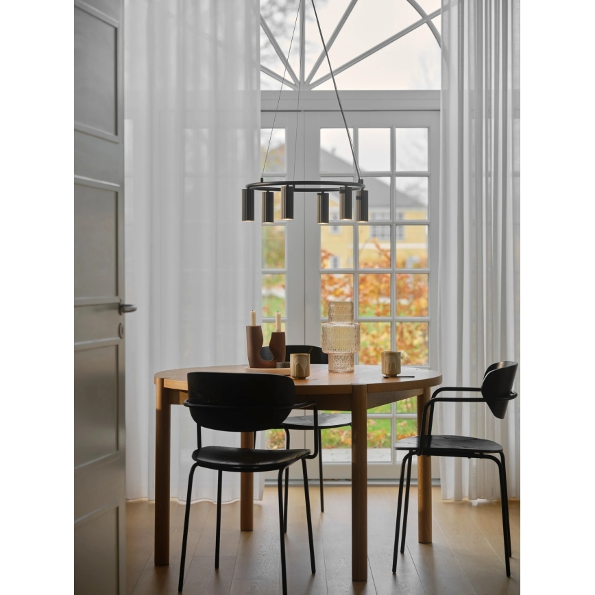 Nordlux - Lustr na lanku VICO 6xGU10/5W/230V černá