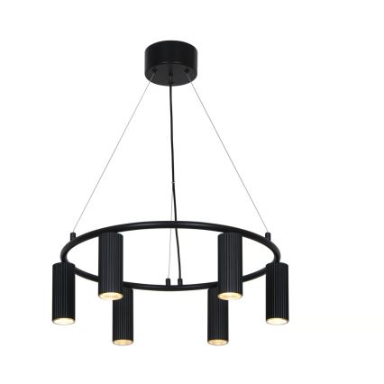 Nordlux - Lustr na lanku VICO 6xGU10/5W/230V černá