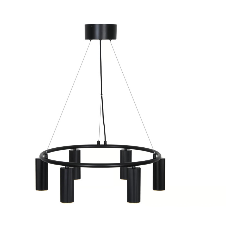 Nordlux - Lustr na lanku VICO 6xGU10/5W/230V černá