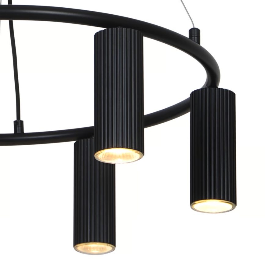 Nordlux - Lustr na lanku VICO 6xGU10/5W/230V černá
