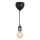 Nordlux - Napájecí kabel AVRA 1xE27/60W/230V černá