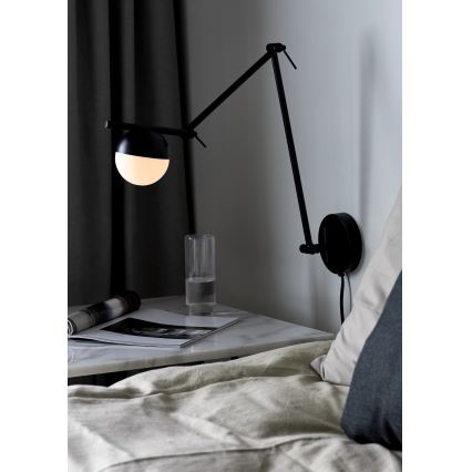 Nordlux - Nástěnná lampa CONTINA 1xG9/5W/230V černá