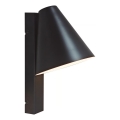 Nordlux - Nástěnná lampa s USB WILMER 1xE14/40W/230V černá
