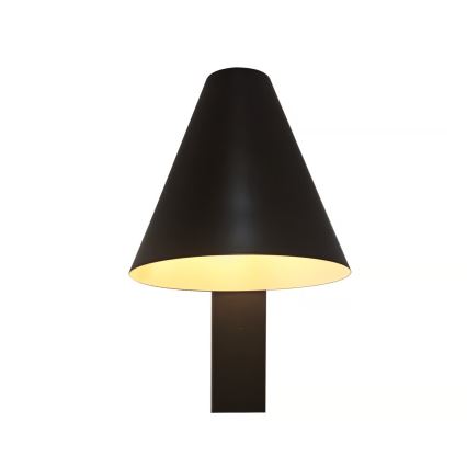 Nordlux - Nástěnná lampa s USB WILMER 1xE14/40W/230V černá