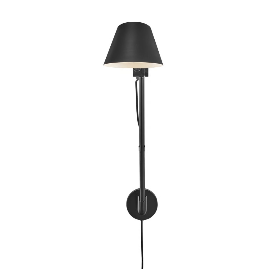Nordlux - Nástěnná lampa STAY 1xE27/60W/230V černá