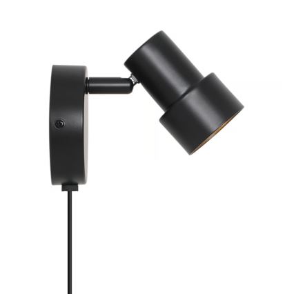 Nordlux - Nástěnné bodové svítidlo BOSTON 1xGU10/5W/230V černá