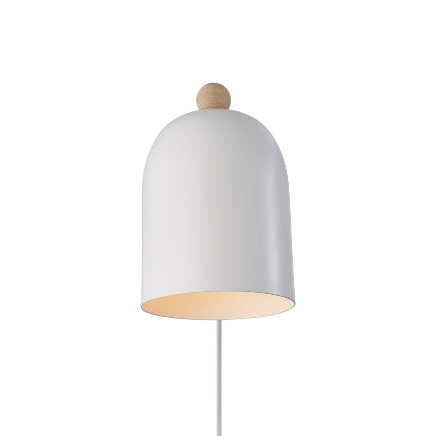 Nordlux - Nástěnné bodové svítidlo GASTON 1xE27/15W/230V bílá