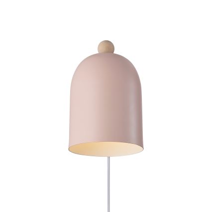 Nordlux - Nástěnné bodové svítidlo GASTON 1xE27/15W/230V růžová