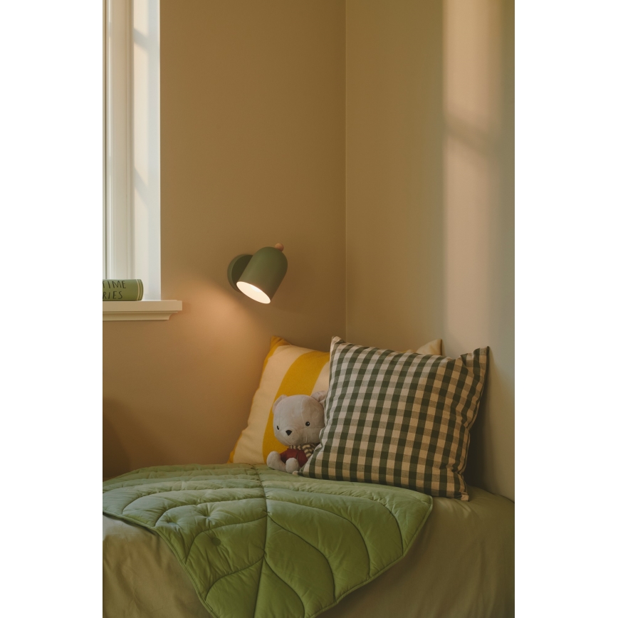 Nordlux - Nástěnné bodové svítidlo GASTON 1xE27/15W/230V zelená