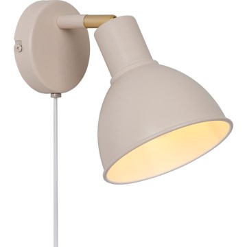 Nordlux - Nástěnné bodové svítidlo POP 1xE27/18W/230V béžová