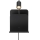 Nordlux - Nástěnné bodové svítidlo s poličkou a USB ROOMI 1xGU10/8W/230V černá