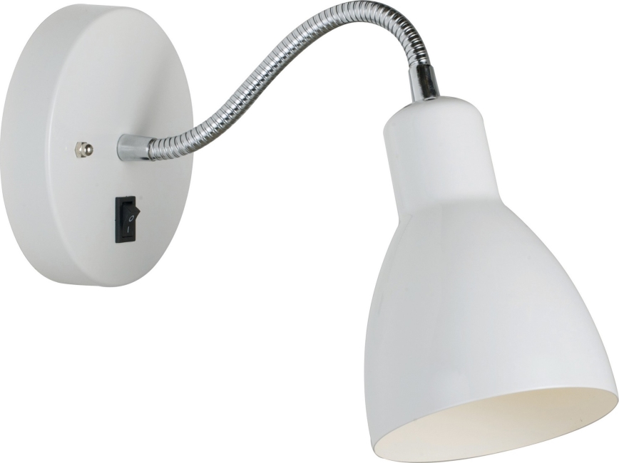 Nordlux - Nástěnné flexibilní bodové svítidlo CYCLONE 1xE14/15W/230V bílá