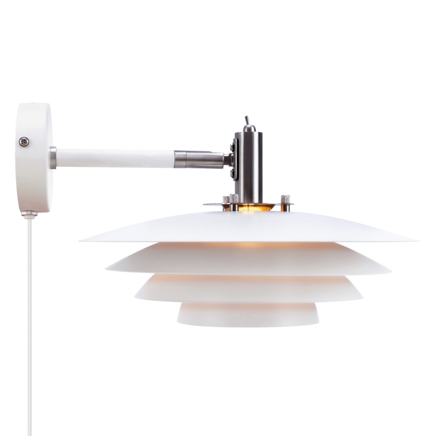 Nordlux - Nástěnné svítidlo BRETAGNE 1xG9/25W/230V bílá