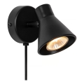 Nordlux - Nástěnné svítidlo EIK 1xGU10/35W/230V černá