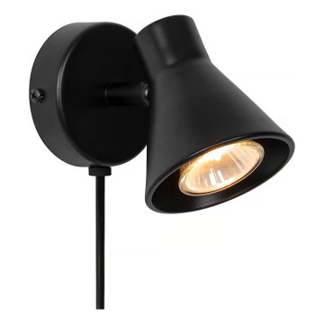 Nordlux - Nástěnné svítidlo EIK 1xGU10/35W/230V černá