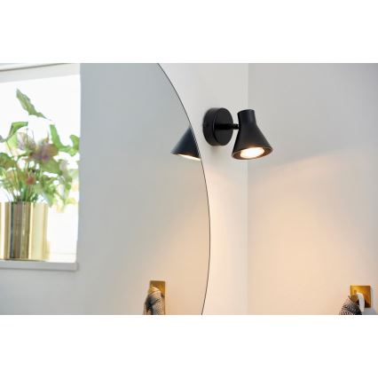 Nordlux - Nástěnné svítidlo EIK 1xGU10/35W/230V černá