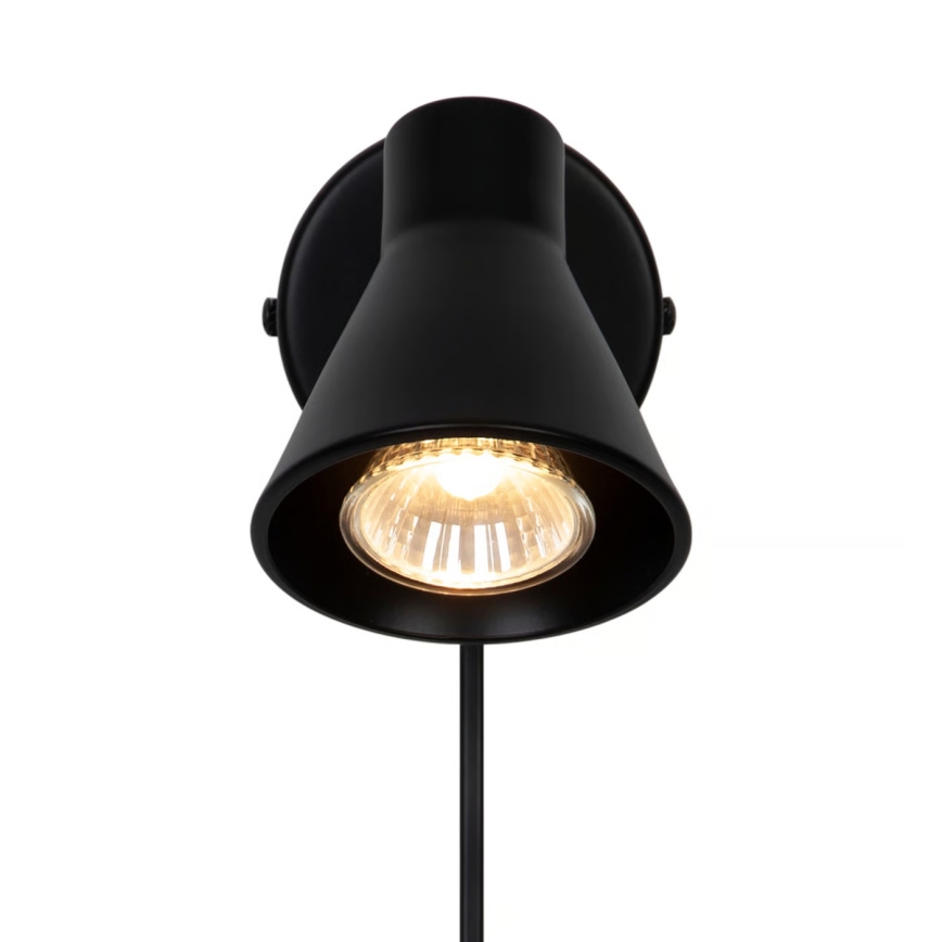 Nordlux - Nástěnné svítidlo EIK 1xGU10/35W/230V černá