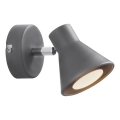Nordlux - Nástěnné svítidlo EIK 1xGU10/35W/230V šedá