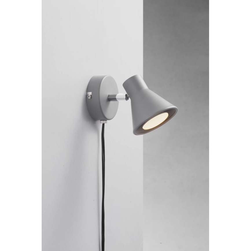 Nordlux - Nástěnné svítidlo EIK 1xGU10/35W/230V šedá