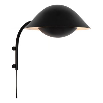 Nordlux - Nástěnné svítidlo FREYA 1xE14/40W/230V černá