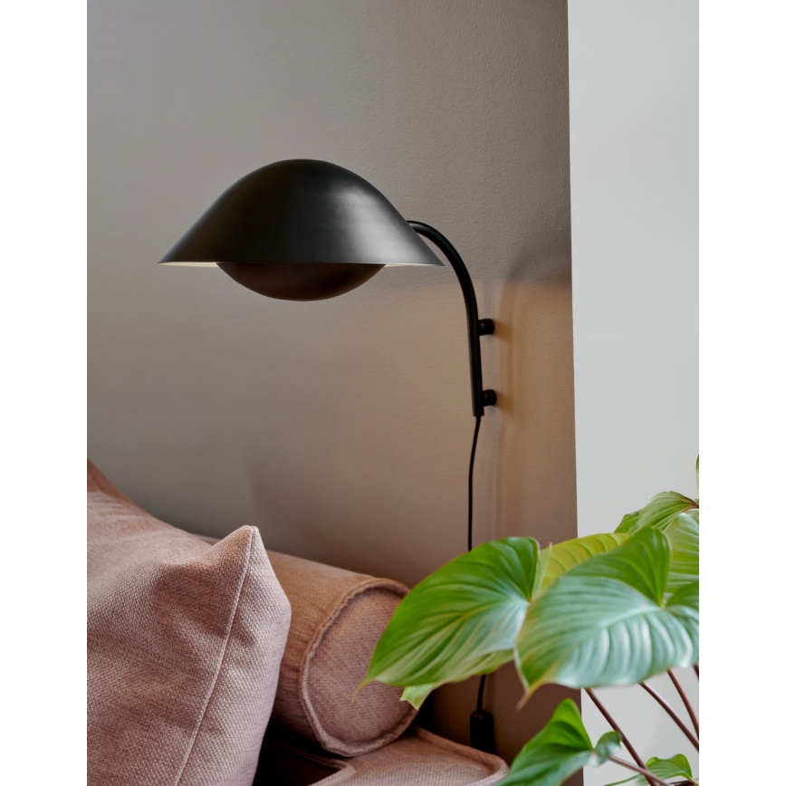 Nordlux - Nástěnné svítidlo FREYA 1xE14/40W/230V černá