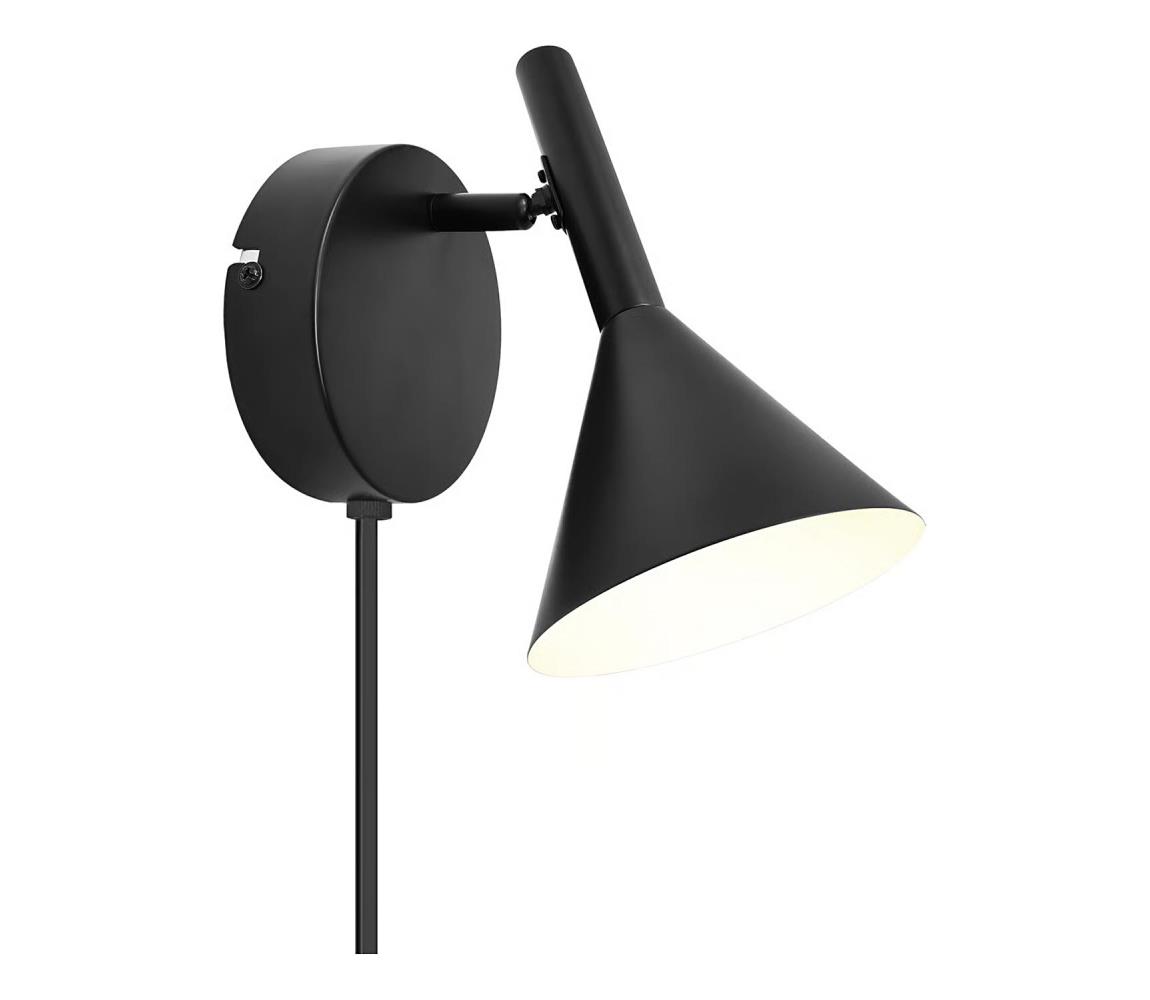 Nordlux - Nástěnné svítidlo KELVIS 1xGU10/12W/230V černá 2612741003