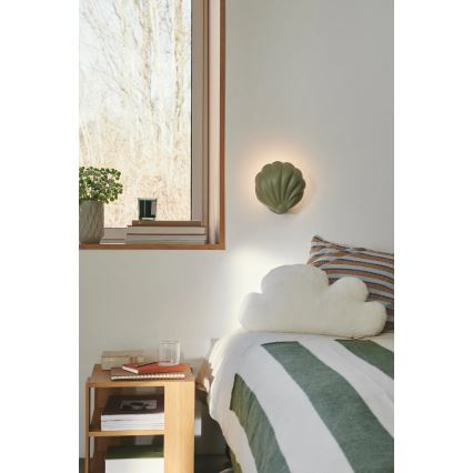 Nordlux - Nástěnné svítidlo KONCHI 1xE14/25W/230V zelená