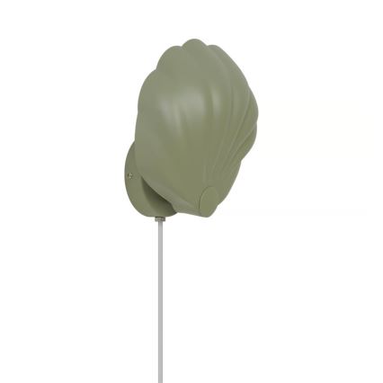 Nordlux - Nástěnné svítidlo KONCHI 1xE14/25W/230V zelená