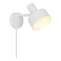 Nordlux - Nástěnné svítidlo MATIS 1xE27/15W/230V bílá