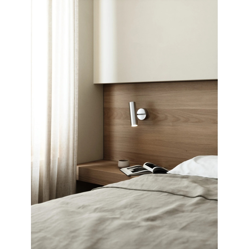 Nordlux - Nástěnné bodové svítidlo MIB 1xGU10/20W/230V lesklý chrom