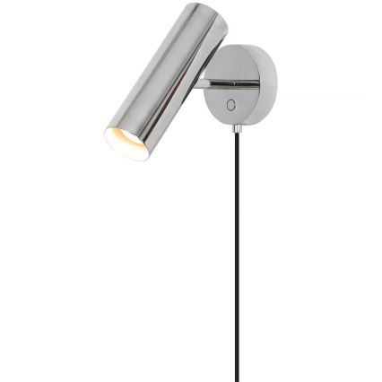 Nordlux - Nástěnné bodové svítidlo MIB 1xGU10/20W/230V lesklý chrom