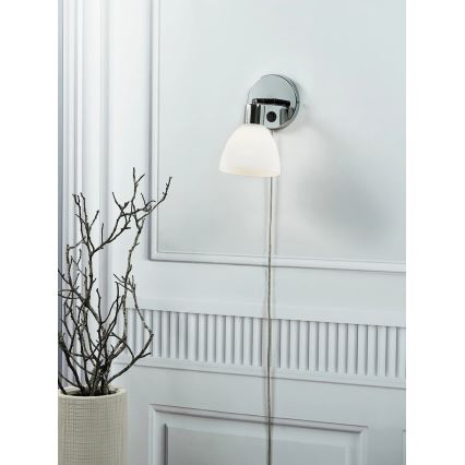 Nordlux - Nástěnné svítidlo RAY 1xE14/25W/230V bílá