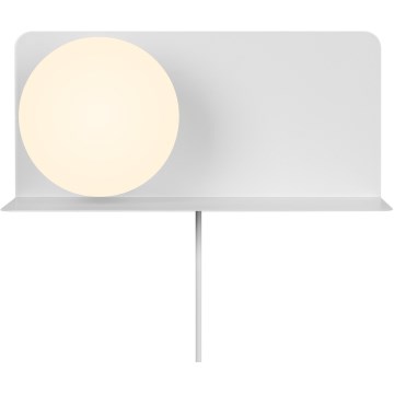 Nordlux - Nástěnné svítidlo s poličkou LILIBETH 1xE14/25W/230V bílá