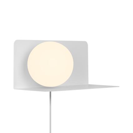Nordlux - Nástěnné svítidlo s poličkou LILIBETH 1xE14/25W/230V bílá