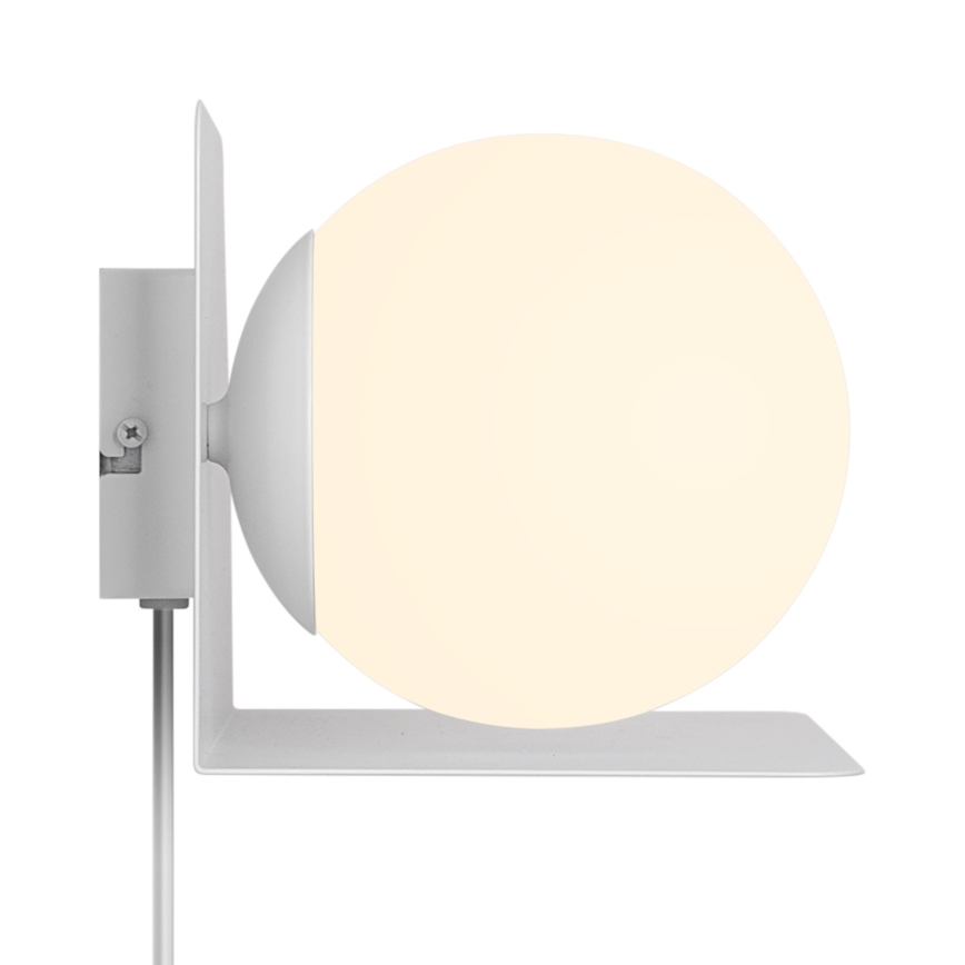 Nordlux - Nástěnné svítidlo s poličkou LILIBETH 1xE14/25W/230V bílá