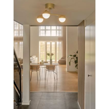 Nordlux - Přisazený lustr CONTINA 3xG9/5W/230V mosaz