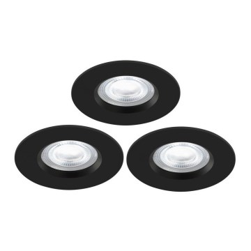 Nordlux - SADA 3x LED RGB Stmívatelné koupelnové podhledové svítidlo DON SMART LED/4,7W/230V 2200-6500K IP65