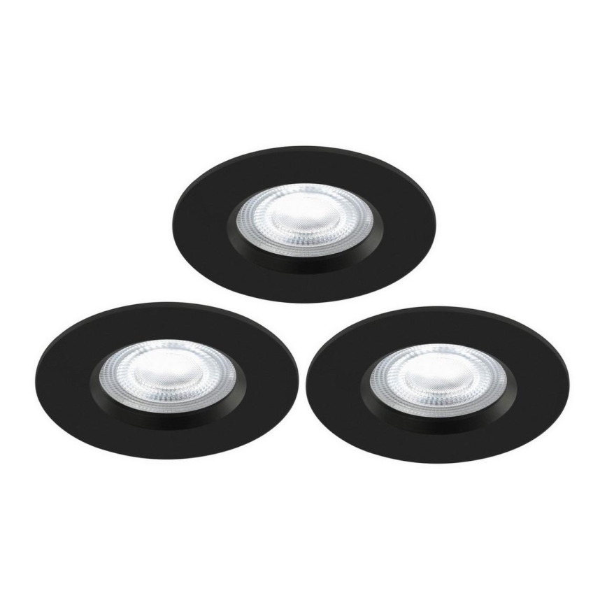 Nordlux - SADA 3x LED RGB Stmívatelné koupelnové podhledové svítidlo DON SMART LED/4,7W/230V 2200-6500K IP65