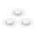 Nordlux - SADA 3x LED RGB Stmívatelné koupelnové podhledové svítidlo DON SMART LED/4,7W/230V 2200-6500K IP65