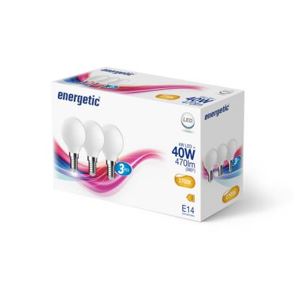 Nordlux - SADA 3x LED Žárovka G45 E14/4W/230V 2700K