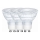 Nordlux - SADA 3x LED Žárovka GU10/4,9W/230V 4000K