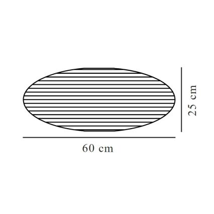 Nordlux - Stínidlo k lustru VILLO E27 pr. 60 cm šedá