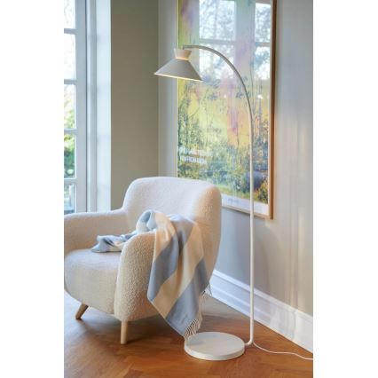 Nordlux - Stojací lampa DIAL 1xE27/10W/230V bílá