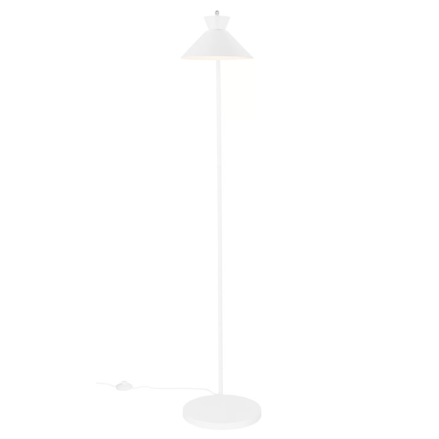 Nordlux - Stojací lampa DIAL 1xE27/10W/230V bílá