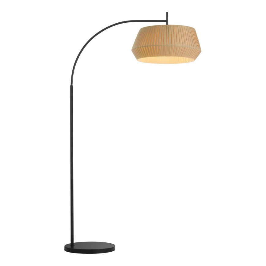 Nordlux - Stojací lampa DICTE 1xE27/60W/230V černá/béžová