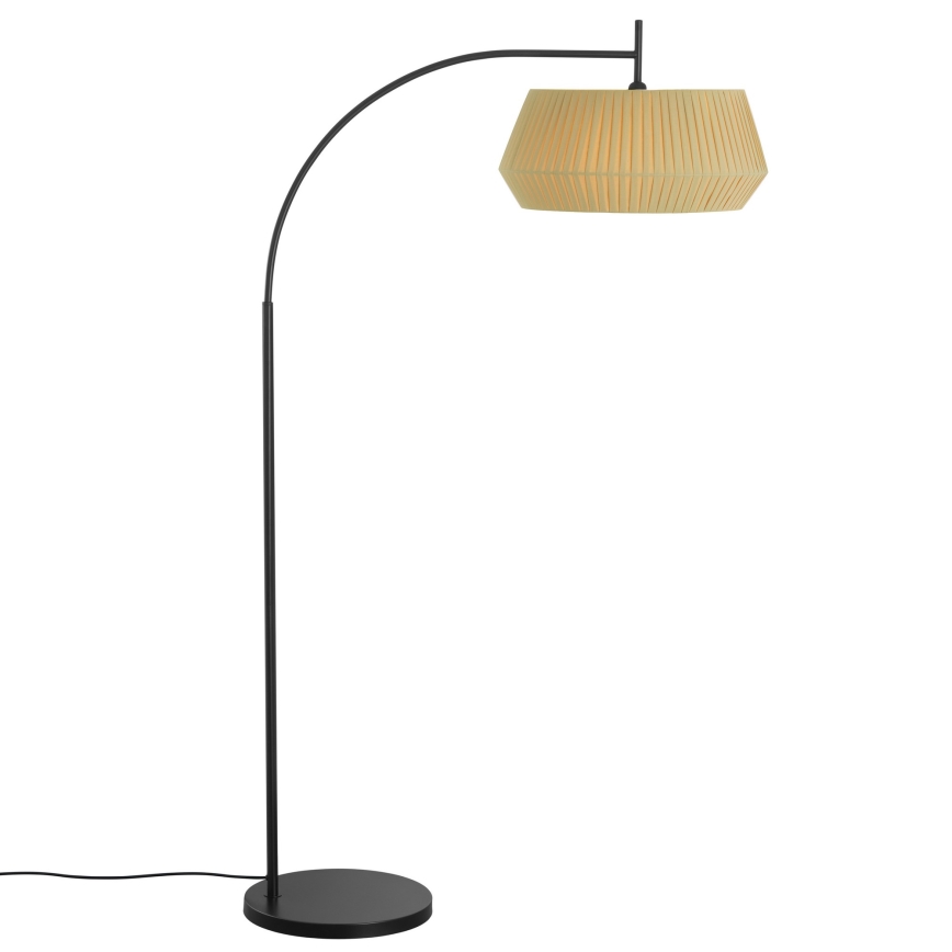 Nordlux - Stojací lampa DICTE 1xE27/60W/230V černá/béžová