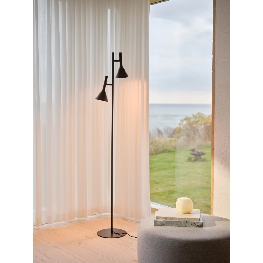 Nordlux - Stojací lampa KELVIS 2xGU10/12W/230V černá