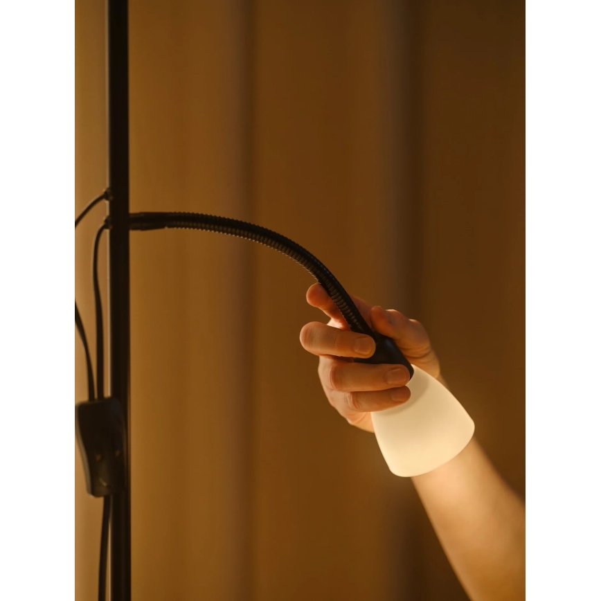 Nordlux - Stojací lampa LAURIA 1xE27/40W/230V + 1xE14/15W