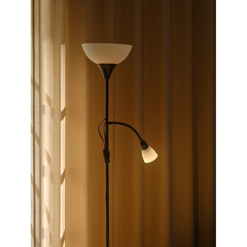 Nordlux - Stojací lampa LAURIA 1xE27/40W/230V + 1xE14/15W